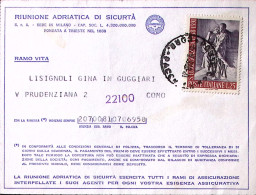 1968-S. LUIGI GONZAGA Lire 25 Isolato Su Cartolina - 1961-70: Marcophilia