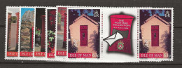 1999 MNH Isle Of Man Mi 801-06 Gutter Pairs Postfris** - Isla De Man