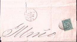 1884-TOSCANELLA C1+sbarre (6.11.84) Su Piego Affrancata C.5 - Poststempel