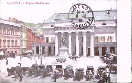 1915-GENOVA P.zza De Ferraris Viaggiata Andora-Stazione C.2 (2.11) Per La Franci - Genova (Genoa)