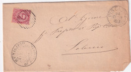 1888-PISCIOTTA C1+sbarre (14.8) Su Soprascritta Affr. C.10 (38) - Poststempel