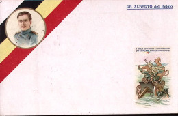 1916-RE ALBERTO Del Belgio Viaggiata Cassola (14.8) - Patriottiche