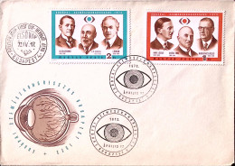 1972-Ungheria Congresso Europeo Oftalmologi Serie Cpl. (2219/0) Fdc - FDC