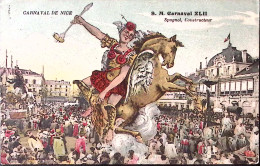 1914-Francia Nice Carnaval S.M. Carnaval XLII^viaggiata (16.2) Per L'Italia - Autres & Non Classés