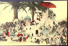 1911-Francia Nice Carnaval Charm-Un Coin Du Marche De Nice Viaggiata Per L'Itali - Autres & Non Classés