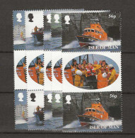 1999 MNH Isle Of Man Mi 791-95 Gutter Pairs Postfris** - Isla De Man