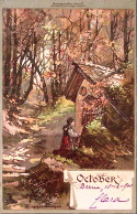 1901-Svizzera October, Serie II, Viaggiata Berna (10.12) Per L'Italia - Postmark Collection