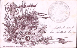 1902-LANCIERI Di FIRENZE (9), Viaggiata Vicenza (12.7) - Patriotiques