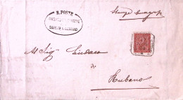 1894-(F=on Piece) QUINTO VICENTINO Quadrato Collettoria (17.11.94) Su Grosso Fra - Poststempel