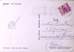 1967-FORMIA Via Vitruvio Viaggiata Formia (8.11) Affrancata Michelangiolesca Lir - 1961-70: Marcofilie