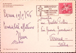 1966-Svizzera Pro Tubercolotici/Berna (19.9) Annullo Targhetta Su Cartolina Per  - Other & Unclassified