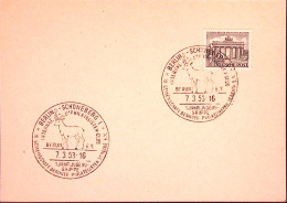 1953-GERMANIA BERLINO 3 Incontro Filatelico/Berlino (7.3) Ann. Spec. - Covers & Documents