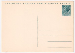 1953-Cartolina Postale RP Siracusana Lire 20+20 (C156) Nuova - Postwaardestukken