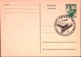 1961-AUSTRIA Fiera Di Primavera/Graz (7.5) Annullo Speciale Su Cartolina Postale - Andere & Zonder Classificatie