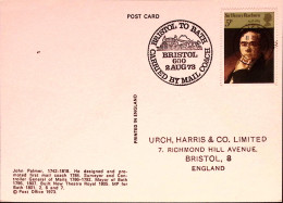 1973-Gran Bretagna 600^ Anniversario Diligenza Postale Bristol-Bath/ Bristol (2. - Andere & Zonder Classificatie