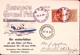 1939-SVEZIA Europas Grand Prix For Motorbatar (motobarche) Mora (24.6) Annullo S - Sonstige & Ohne Zuordnung