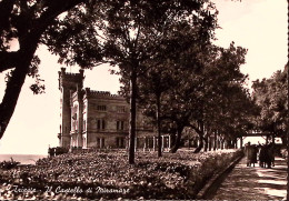 1962-TRIESTE Il Castello Di Miramare Viaggiata - Trieste