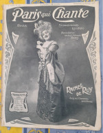 REVUE PARIS QUI CHANTE 1905 N°109 PARTITIONS RACHEL DE RUY - Partitions Musicales Anciennes