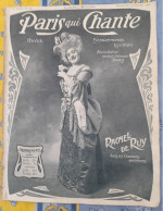 REVUE PARIS QUI CHANTE 1905 N°109 PARTITIONS RACHEL DE RUY - Partituren