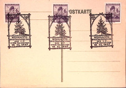 1937-AUSTRIA Francobolli Natale Annullo Speciale (19.12) Su Cartolina Affrancata - Sonstige & Ohne Zuordnung
