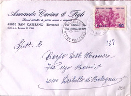 1972-GARIBALDI Lire 50 Isolato Su Busta Cassiano (21.5) - 1971-80: Poststempel
