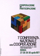 1977-ROMA 1 Conferenza Nazionale Cooperazione (27.4) Annullo Speciale Su Cartoli - 1971-80: Poststempel