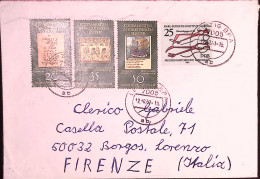 1981-GERMANIA DDR Libri Rari Serie Completa (2288/0+2296) Su Busta Per L'Italia - Briefe U. Dokumente
