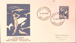 1957-GROENLANDIA Fiabe + 200 Ann. Morte H. Egede (30 E 32) Fdc - FDC