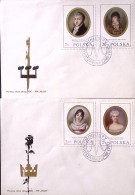 1970-POLONIA Miniature Serie Cpl. 8 Valori (1866/3) Su 4 Fdc - FDC