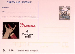 1996-VIAREGGIO CARNEVALE Cartolina Postale IPZS Lire 700 Nuova - Entiers Postaux