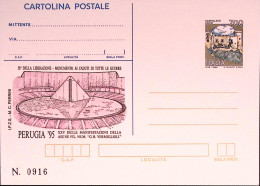 1995-PERUGIA Cartolina Postale IPZS Lire 700 Nuova - Postwaardestukken