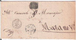 1886-S. PIETRO INCARIANO C1+sbarre Su Soprascritta - Marcophilie