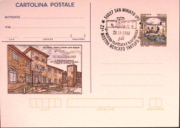 1993-SAN MINIATO Cartolina Postale IPZS Lire 700 Con Ann Spec - Stamped Stationery