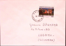 1996-ARCHIVIO STATO TORINO Lire 850 Isolato Su Busta Salò (18.3) Per La Svizzera - 1991-00: Marcophilie