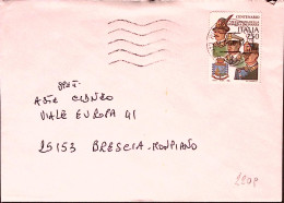 1996-ACCADEMIA G.D.F. Lire 750 Isolato Su Busta - 1991-00: Poststempel