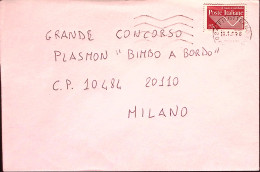 1996-POSTE ITALIANE Lire 750 Isolato Su Busta - 1991-00: Marcophilie