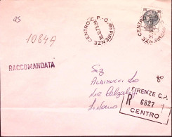 1975-Siracusana Lire 300 Isolato Su Raccomandata - 1971-80: Poststempel