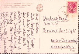 1961-Siracusana Lire 40 Isolato Su Cartolina Per La Germania - 1961-70: Marcophilia
