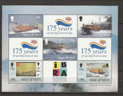 1999 MNH Isle Of Man Mi 796-97 (booklet Pane) Postfris** - Isla De Man