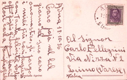 1936-ADUA/ETIOPIA (19.10) Su Cart. Ill - Aethiopien