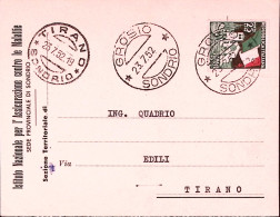 1952-Fiera Di Trieste L.25 Isolato Su Busta - 1946-60: Marcophilie