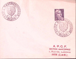 1953-Francia Digione Fiera Gastronomica (31.10.53) Ann. Spec. - 1862 Napoléon III