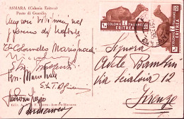 1935-Posta Militare Nro 12 C.2 (23.12) Su Cartolina Illustrata Asmara Posto Di G - Erythrée