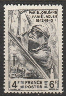 France-N° 618 Neuf**/MNH : Lignes Chemin De Fer Paris-Orléans Et Paris-Rouen - Ongebruikt