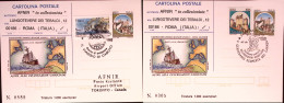 1997-CABOTO 3 Cartoline Postale IPZS Lire 750 Con 3 Ann. Speciali Diversi, Una C - Stamped Stationery