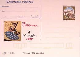 1997-VIAREGGIO Cartolina Postale IPZS Lire 750 Nuova - Stamped Stationery