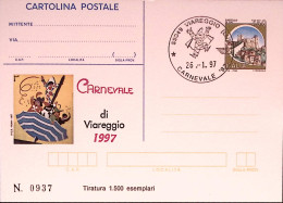 1997-VIAREGGIO Cartolina Postale IPZS Lire 750 Ann Spec - Stamped Stationery