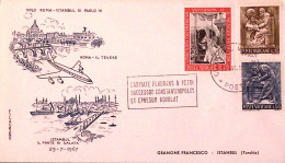 1967_Vaticano Volo ROMA-ISTAMBUL Di PAOLO VI (25.7) - Airmail