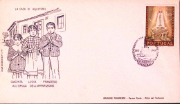 1967-PORTOGALLO Visita Paolo VI Ann. Spec. Con Al Verso Bollo Del Vaticano - Postmark Collection