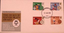 1981-GRAN BRETAGNA GREAT BRITAIN Premio Duca Edimburgo Serie Cpl. Fdc - 1981-1990 Decimal Issues